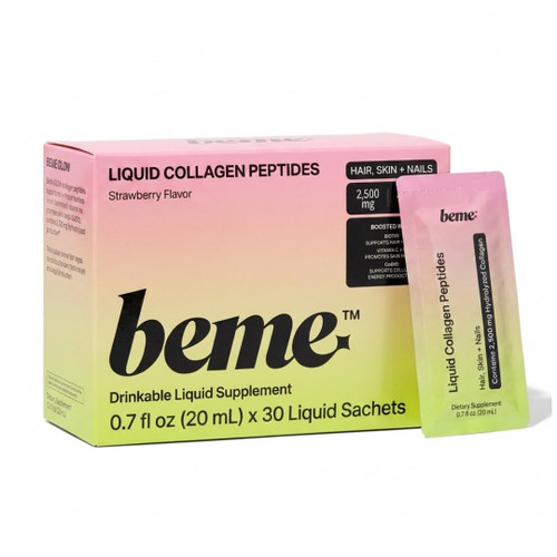 BeMe Glow – VERISOL Liquid Collagen for Skin, Hair & Nails, Strawberry