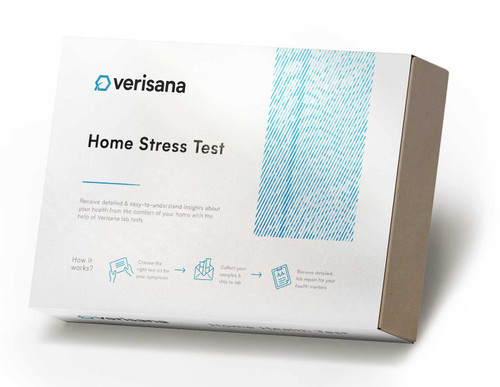 Home Stress Test – Saliva Test Kit for Daily Cortisol Levels – 4 Cortisol Levels Throughout the Day– CLIA Certified Lab – Verisana