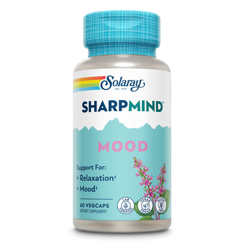 SOLARAY SharpMind Mood Support Supplement, 60 Servings