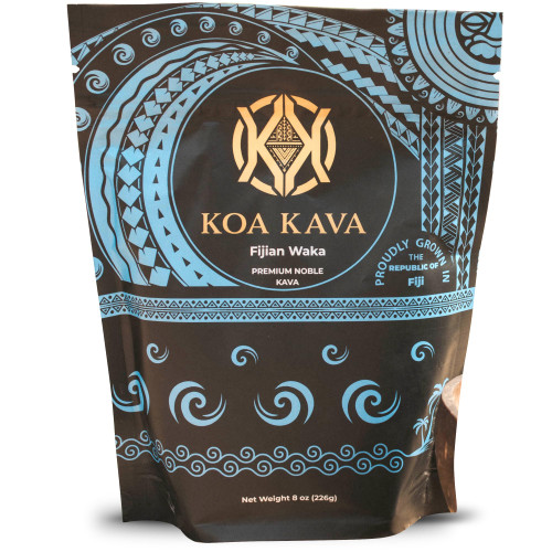 Koa Kava Fiji Premium Noble Waka Tea - Made From Lateral Root in Savusavu, Fiji. 8 oz Powder