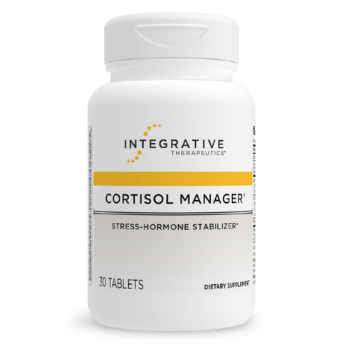 Integrative Therapeutics Cortisol Manager - Balance Cortisol & Support Relaxation for Restful Sleep* - Includes Ashwagandha & L-Theanine for Confidence with Less Stress* - 30 Tablets
