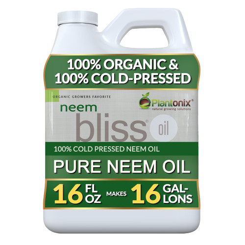 Neem Bliss (16 Fl Oz) - Pure Neem Oil Concentrate - 100% Cold Pressed Neem Oil - All-Natural Neem Oil Concentrate - Pure Neem Oil Extract - Unrefined Neem Oil for Hair - Neem Seed Oil Concentrate