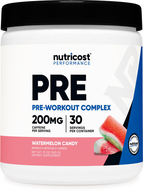 Nutricost Pre-Workout Powder (Watermelon Candy) 30 Servings, Gluten-Free