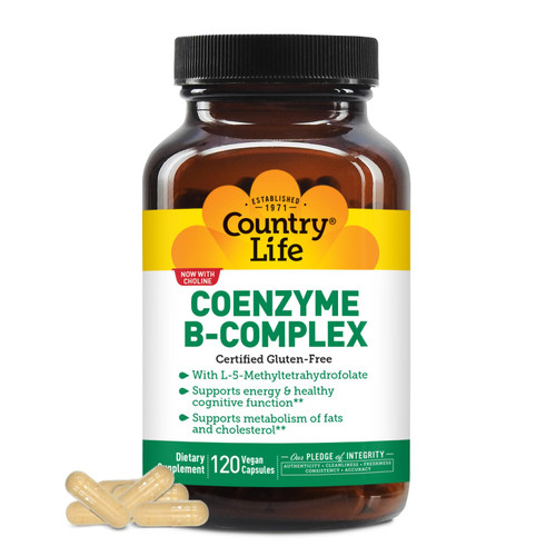 Country Life Coenzyme B-Complex, 120 Capsules