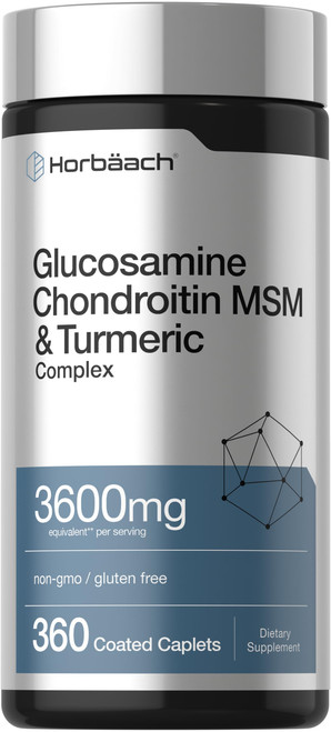 Horbäach Glucosamine Chondroitin MSM | 360 Caplets