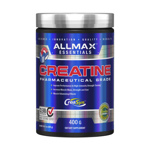 ALLMAX Creatine Monohydrate Powder, Micronized, Unflavored, 400 g