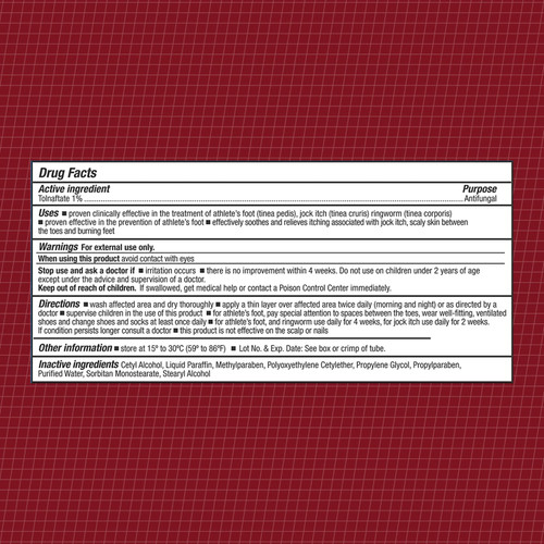 CareAll Tolnaftate Cream USP 1%, 1.0 oz. Tube (24 Pack), Effective Antifungal Treatment and Itch Relief for Athlete’s Foot, Jock Itch, Ringworm, Compare to Leading Brand