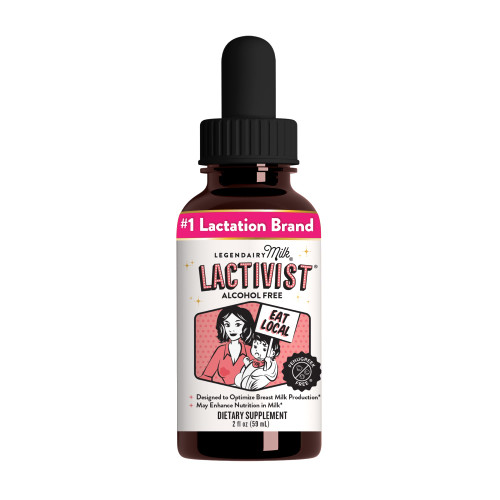 Legendairy Milk Lactivist Drops, Breastfeeding Supplement to Increase Breast Milk Supply, Organic Torbangun for Lactation, Made in USA, Alcohol Free, 2 Fl Oz