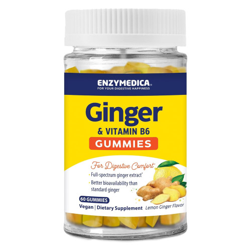 Enzymedica Ginger & B6 Gummies, 60 CT