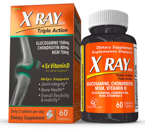 X Ray Dol Triple Action Joint Support Supplement, 60 Count, 1 Pack
