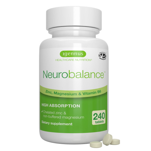 Igennus Neurobalance High Absorption Zinc Magnesium & B6 Complex