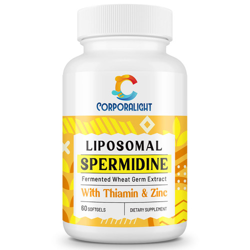 30mg Spermidine Supplement for Men & Women, High Absorption, More Potent Than Spermidine 3HCL - for Cellular Renewal, Longevity & Cognitive, Fermented Wheat Germ Extract, Pure & Natural, 60 Softgels