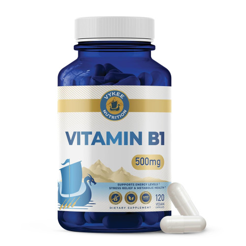 Vykee Nutrition Vitamin B1 (Thiamine) Capsules 500 mg