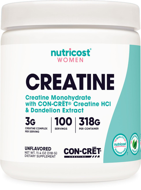 Nutricost Creatine Monohydrate Powder for Women (Unflavored) 100 Servings