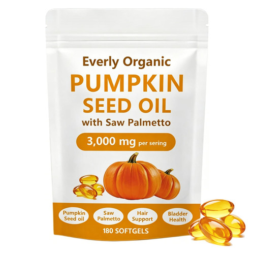 Everly Organic Pumpkin Seed Oil with Saw Palmetto