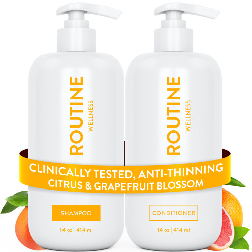 Routine Wellness Shampoo & Conditioner Set - Citrus & Grapefruit Blossom