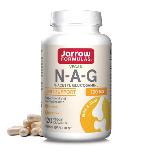 Jarrow N-A-G 700 mg, N-Acetyl Glucosamine, 120 Veggie Capsules