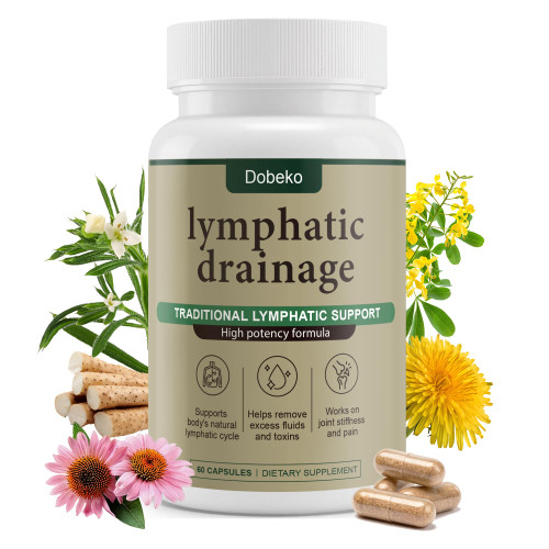 Dobeko Lymphatic Drainage Supplements Capsules Support Fluid Balance