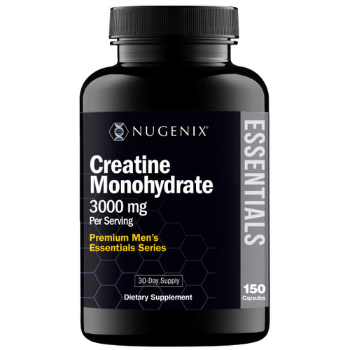 Nugenix Essentials Premium Creatine Monohydrate Supplement, 3000mg, 150ct
