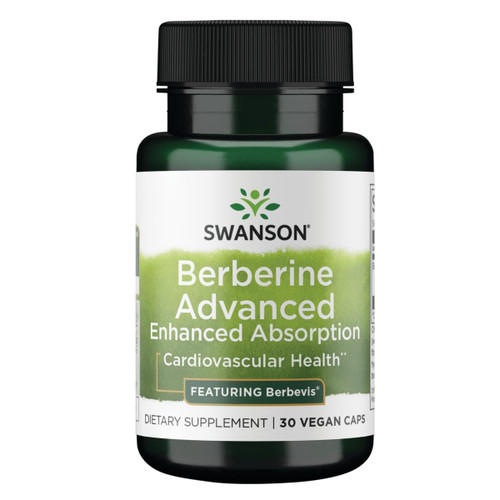Swanson Berberine Advanced Enhanced Absorption Supplement, 30 Vegan Caps