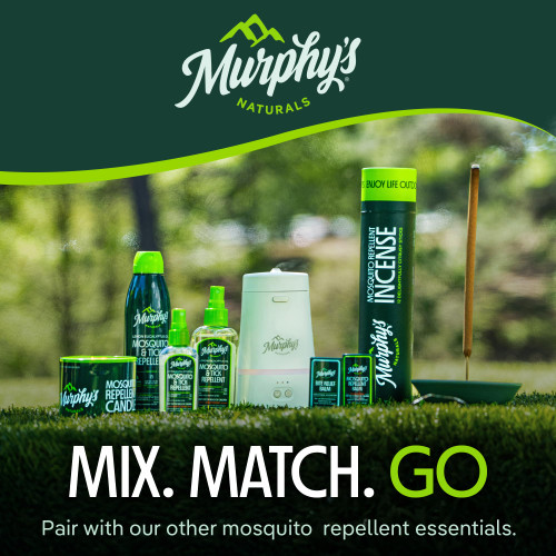 Murphy's Naturals Mosquito & Tick Bug Repellent Spray, Oil of Lemon Eucalyptus for Skin + Outdoor Gear, 6 Ounce Mist, 2-Pack