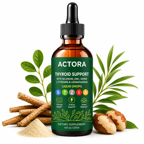 Actora Thyroid Support Drops with Iodine Selenium Zinc Ashwagandha (1)