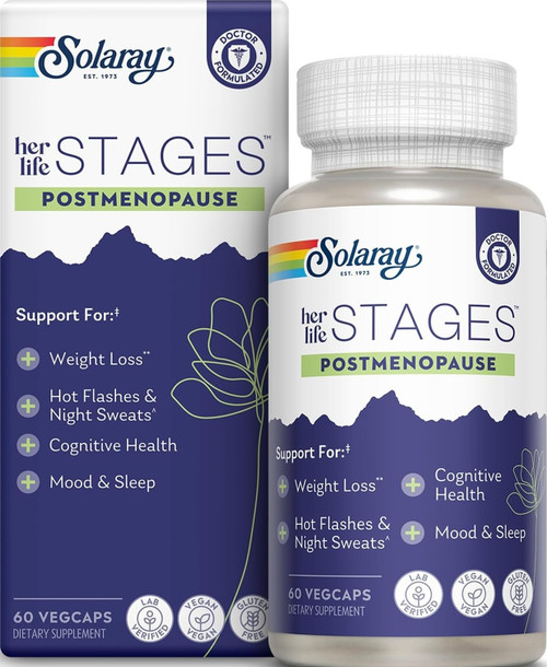 SOLARAY Postmenopause her Life Stages, 60 VegCaps
