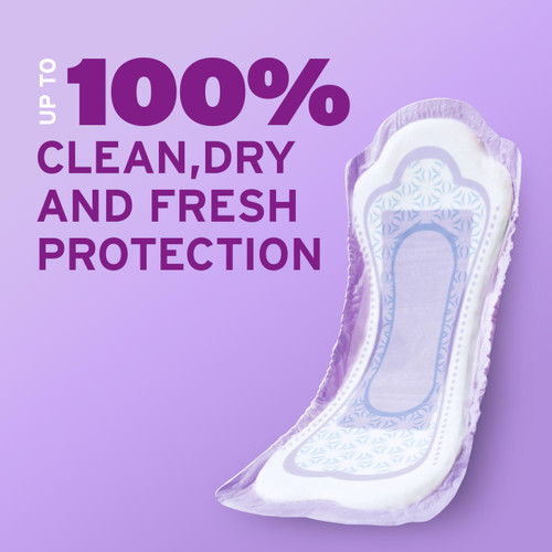 Poise Incontinence & Postpartum Pads for Bladder Leaks, 4 Drop Moderate Absorbency, Regular Length, 132 Count, Packaging May Vary