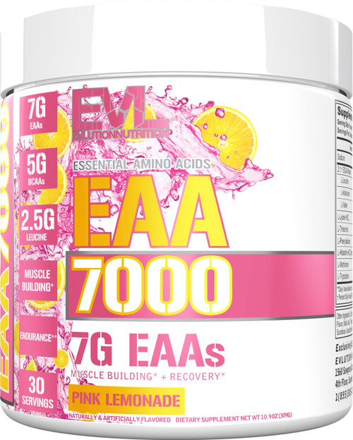 EVL EAA Essential Amino Acids Powder Pre & Post Workout - 30 Servings