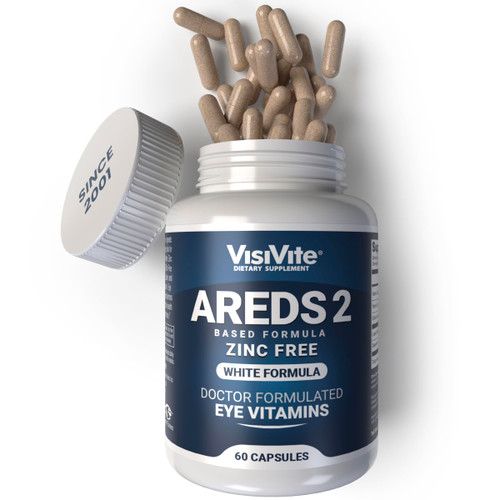 VisiVite Doctor Formulated AREDS 2 Eye Vitamins, Zinc Free, 60 Capsules