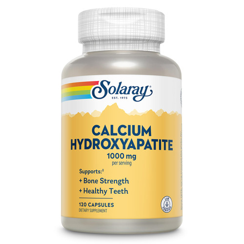 Solaray Calcium Hydroxyapatite 1000mg, 120 Capsules