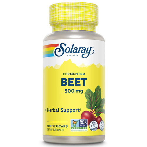 SOLARAY Fermented Beet Root Extract, 100 VegCaps