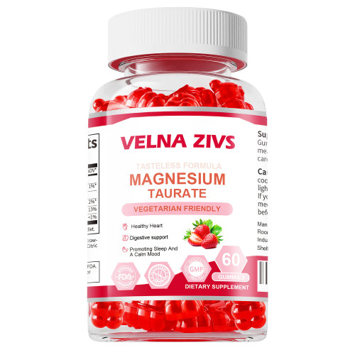 Magnesium Taurate Gummies 1800mg Supports Muscle & Nerve 60 Count
