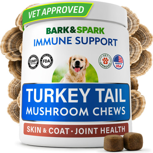 Turkey Tail Mushroom Chews for Dogs - Fat Lumps & Bumps, Lipoma Supplement