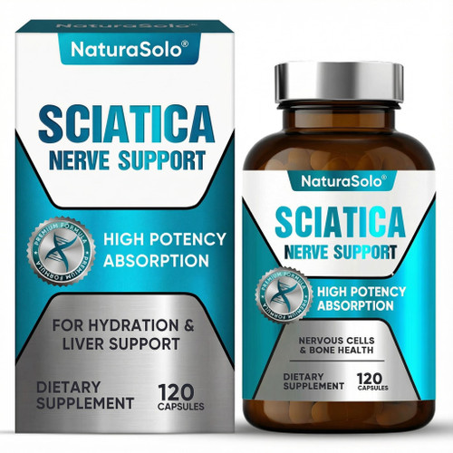 Sciatic Nerve & Neuropathy Support - Nerve Savior for Neuropathy and Sciatica & Peripheral Neuropathy – 120 Capsules Featuring ALA 300mg + B Vitamins, Helps Soothe Nerve Discomfort Naturally