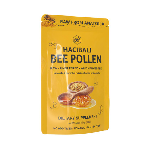 HACIBALI Organic Bee Pollen Granules, 1 lb (454g) | USDA Organic