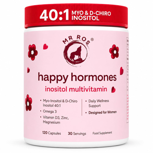 Mr Ros Myo & D-Chiro Inositol Supplement - 40:1 Ratio - 120 Capsules