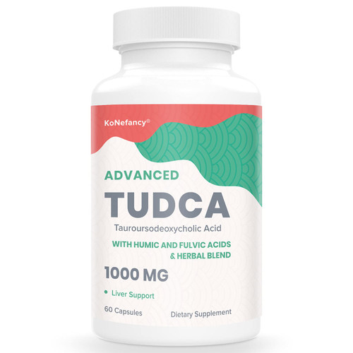 KoNefancy TUDCA Bile Salts with Milk Thistle Liver Supplements,60 Capsules