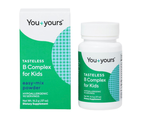 Tasteless B Complex for Kids + Toddlers- with Methylfolate and Methyl B12