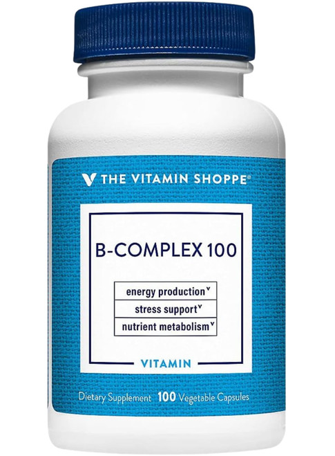 The Vitamin Shoppe Brand Vitamin B-Complex, 100 Vegetable Capsules