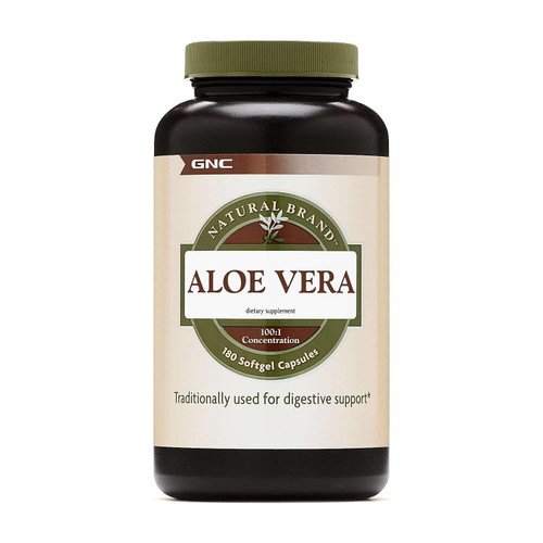 GNC Natural Brand Aloe Vera SoftGel Capsules