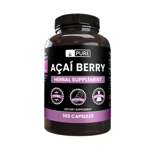 Pure Original Ingredients, Acai Berry Extract, 365 Capsules