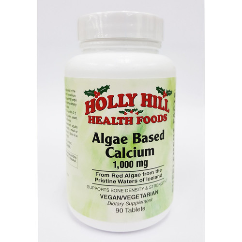 Holly Hill Health Foods Algae Based Calcium 1,000 mg per Serving, 90 Tablets