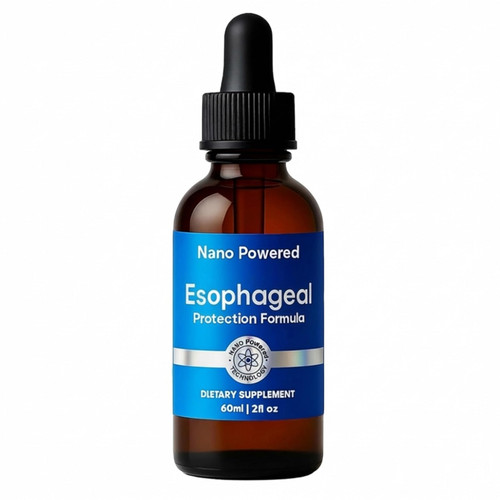 LANZF Nano Powered Esophageal Drops, Non-GMO Ingredients,Free from Gluten and Soy. Vegan-Friendly, 2 fl. oz. (60ml)