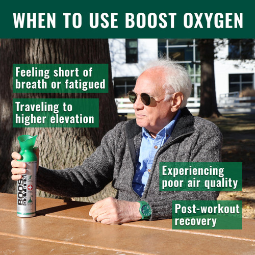 Boost Oxygen Large Sport Orange Aroma 10L Canister | Respiratory Support for Aerobic Recovery, Altitude, Performance & Health (2 Pack)