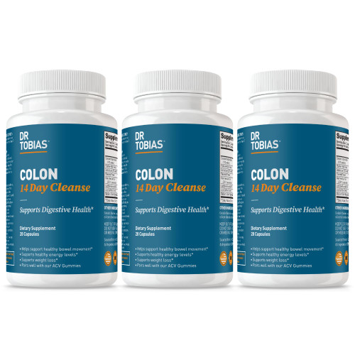 Dr. Tobias Colon 14 Day Cleanse 3-Pack | Supports Digestion & Gut Health