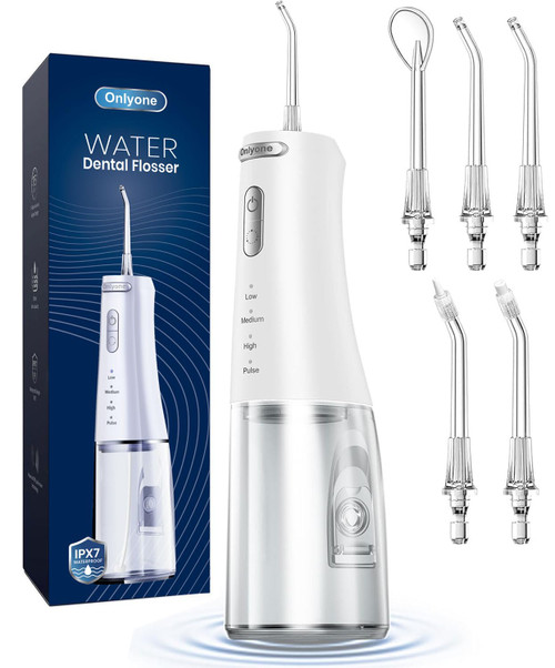 Onlyone Water Flosser with Adjustable Water Pressure for Daily Oral Care