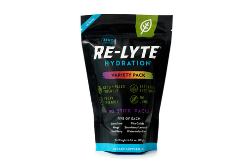 REDMOND Re-Lyte Sugar Free Electrolyte Powder Packets (Variety Pack) 30ct