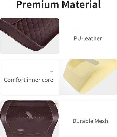 Boriwat Back Massager with Heat, 3D Kneading Massage Pillow for Back, Neck, Shoulder, Leg Pain Relief Deep Tissue, Gifts for Women Men Mom Dad(Brown)