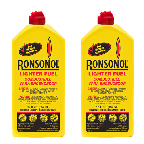 Ronson 12 Ounce Ronson Lighter Fuel - Pack of 2